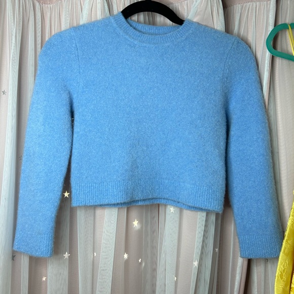 JOOSTRICAT BLUE CROPPED SLEEVED CROPTOP💙🦋 - Picture 2 of 7